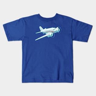 Cartoon airplane Kids T-Shirt